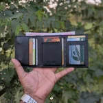 Original Leathar Trifold Wallet