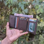 Original Leathar Trifold Wallet - Image 7